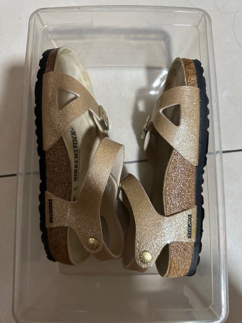 Birkenstock Rio Birko Magic Galaxy Sandals (Category: Sandals) located in Makati City. Submitted by kach15 (Listing ID 1259076172, Image 1). Description: Birkenstock Rio Birko Magic Galaxy Sandals Original, used only thrice Size: EU 36 RFS: malaki sakin .