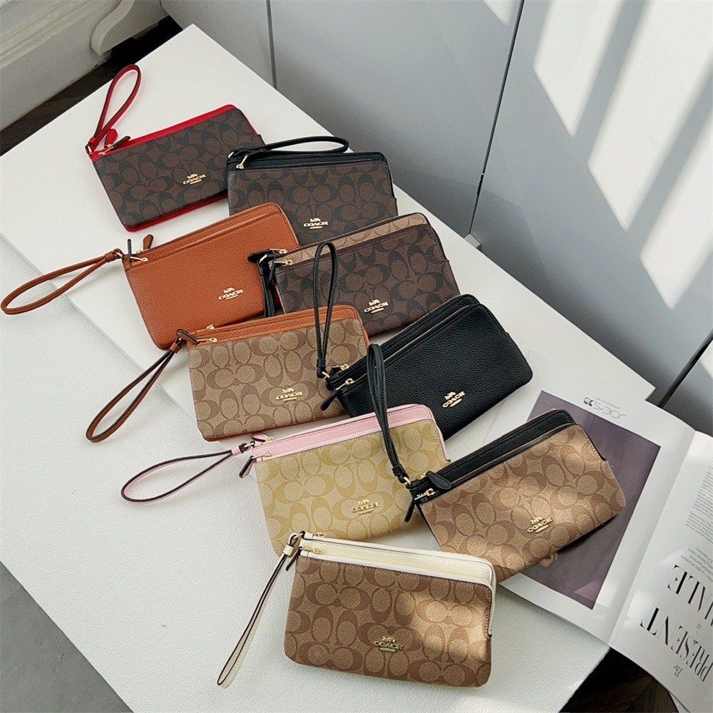 Coach sales wristlet clutch