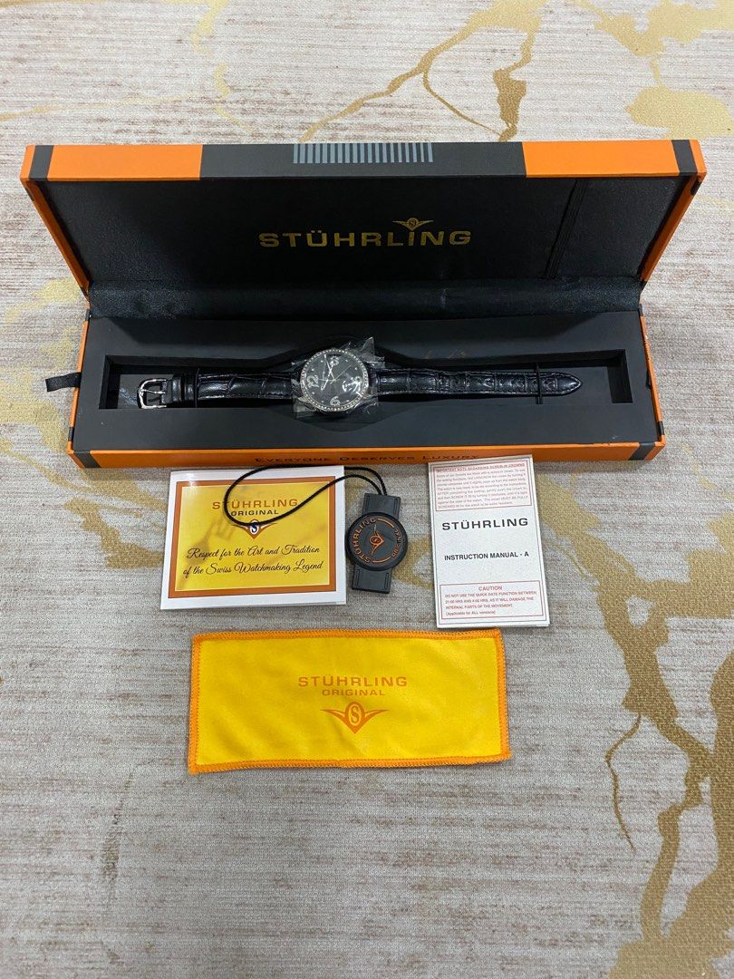 Stuhrling sales watch box