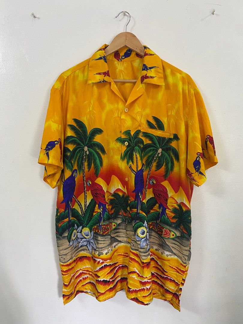 New York Yankees Parrots Hawaiian Shirt - Reallgraphics