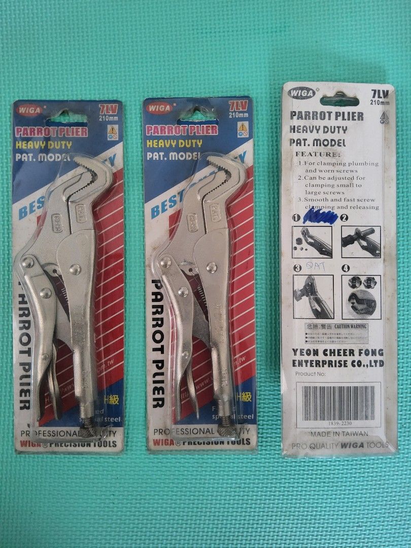 Parrot pliers heavy duty 210mm, Furniture & Home Living, Home