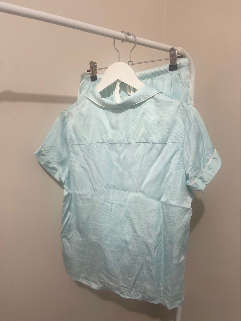 Peter alexander light best sale blue silk set