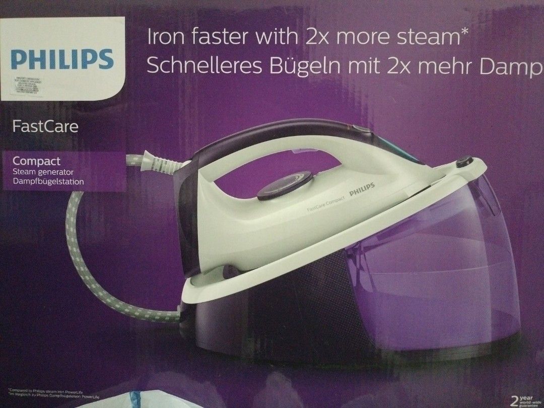 Fastcare compact steam generator iron outlet