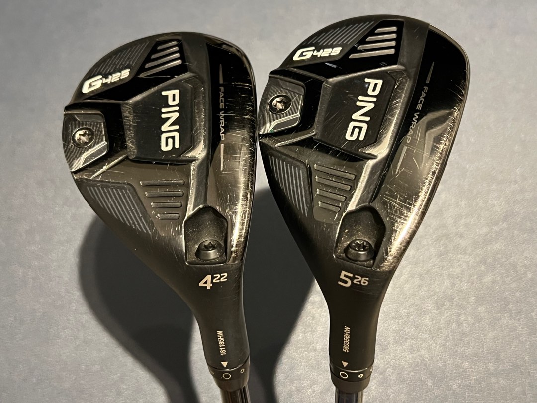 Ping G425 Hybrids (22* & 26*), Sports Equipment, Sports & Games, Golf