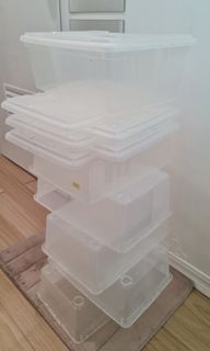 Plastic Shoe Box (per pc)