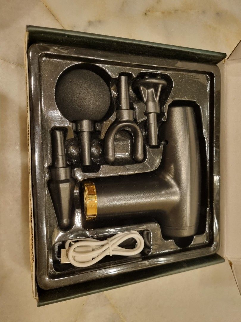 Pocket Fascia Gun [TM020], Health & Nutrition, Massage Devices on