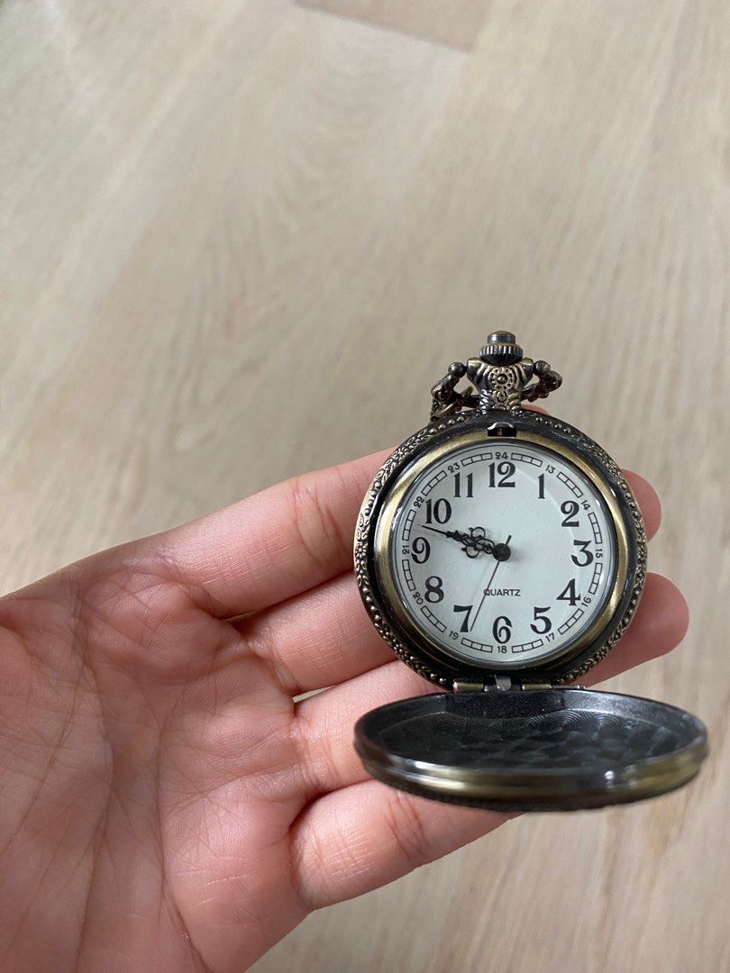 Pocket watch necklace