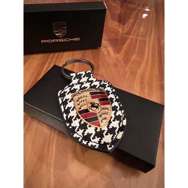 Porsche Classic Houndstooth Keychain, Luxury, Accessories on Carousell