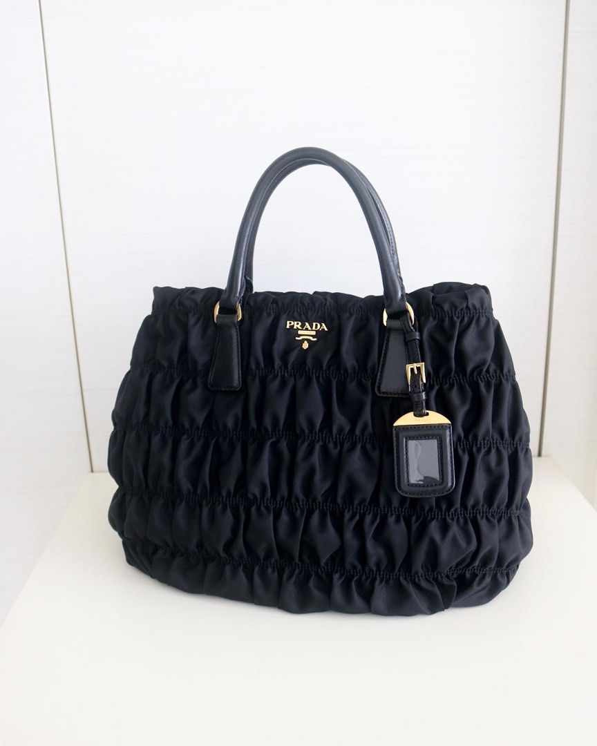 Prada Tessuto Gaufre Nylon Tote Luxury Bags Wallets on Carousell