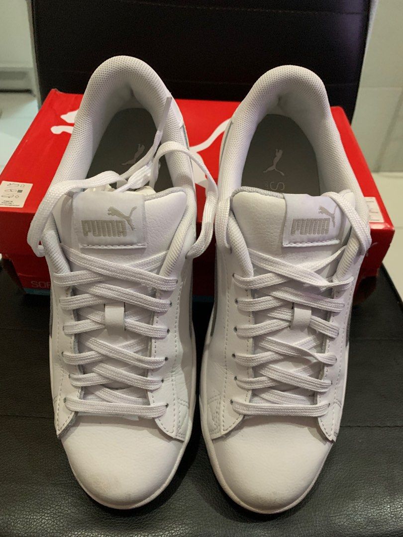 preloved Puma Court Breaker Derby L Women s Fashion Footwear Sneakers on Carousell