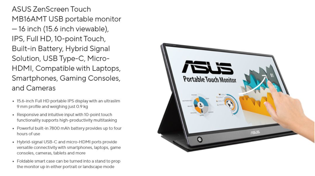 Portable Monitor Arzopa A1 M 17,3 -  webshop