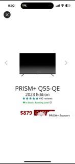 Prism+ Q55-QE Google TV