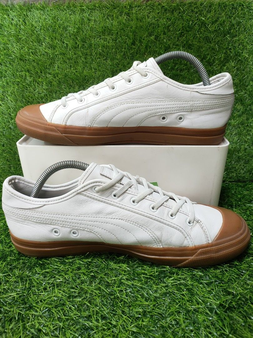 Puma capri leather sneakers store