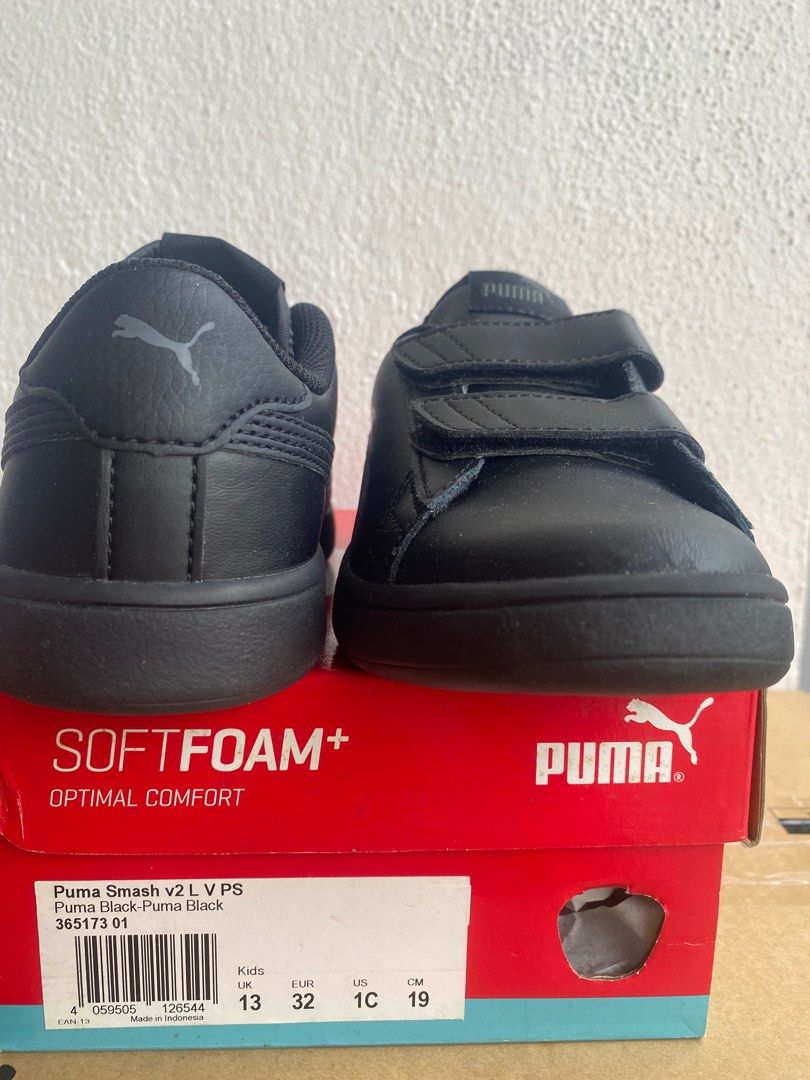 Puma smash v2 leather black new arrivals