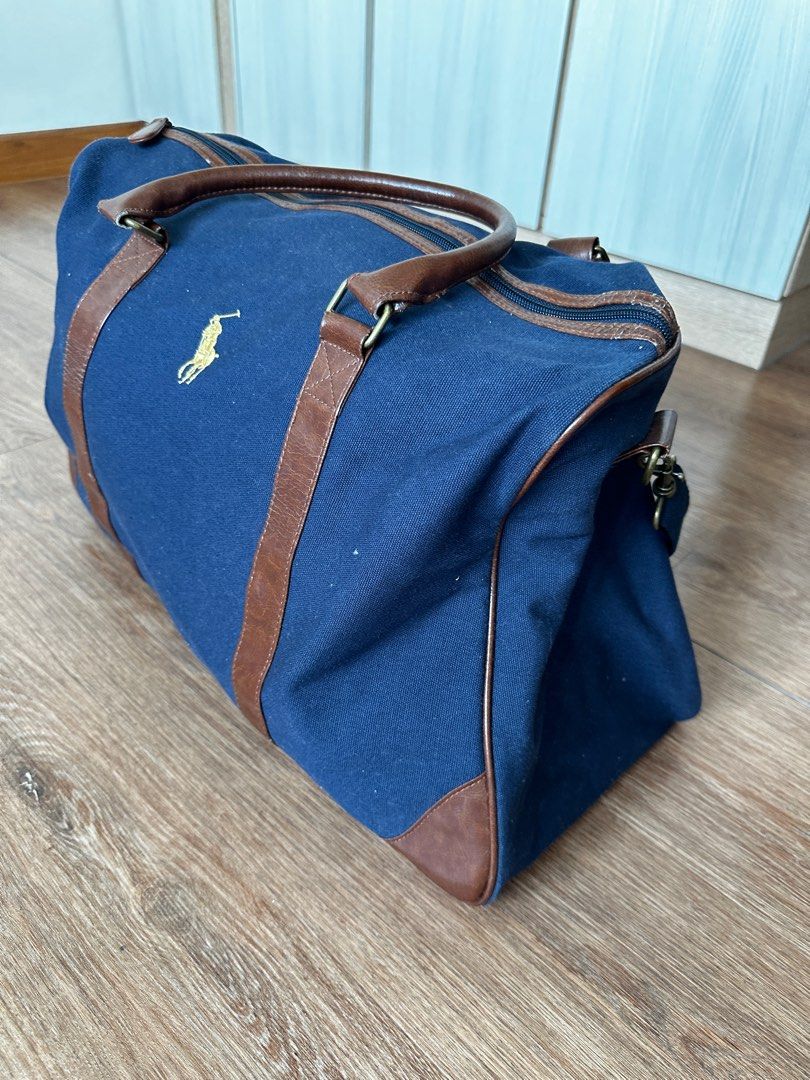 Ralph lauren polo discount blue duffle bag