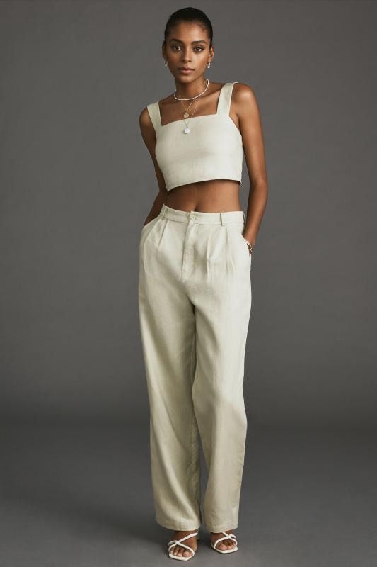 Reformation linen pants 2025