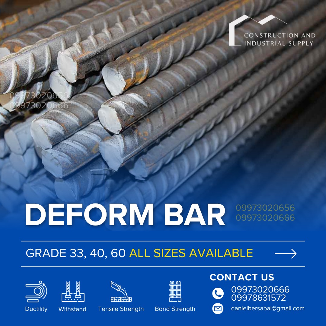 Reinforcement Bar Deform Bar Grade 60 Deform Bar Grad 40 Metal