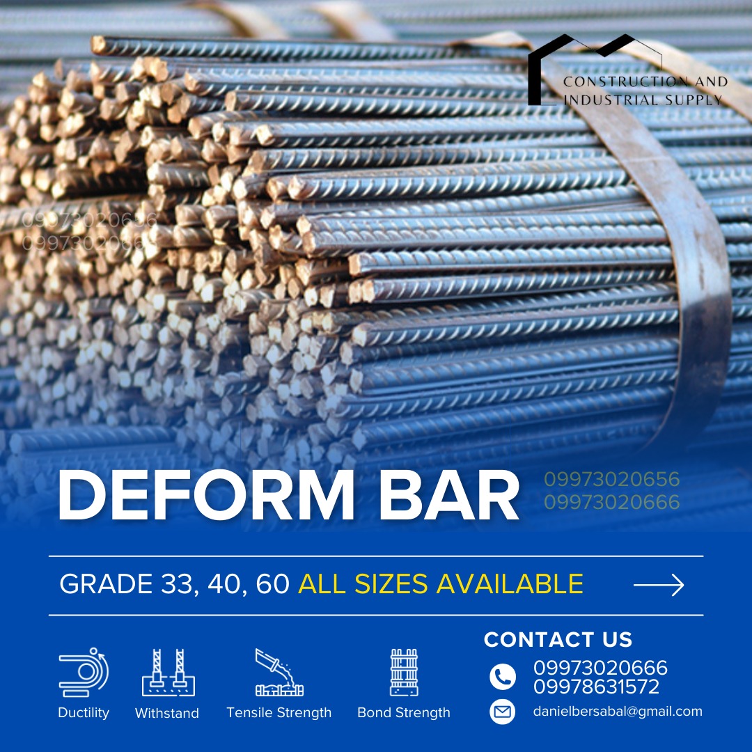 Reinforcement Bar Deform Bar Grade 60 Kabilya Corrugated Bar