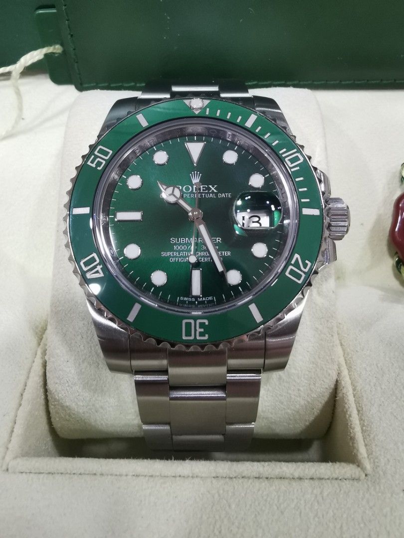 Rolex 116610lv hulk Luxury Watches on Carousell