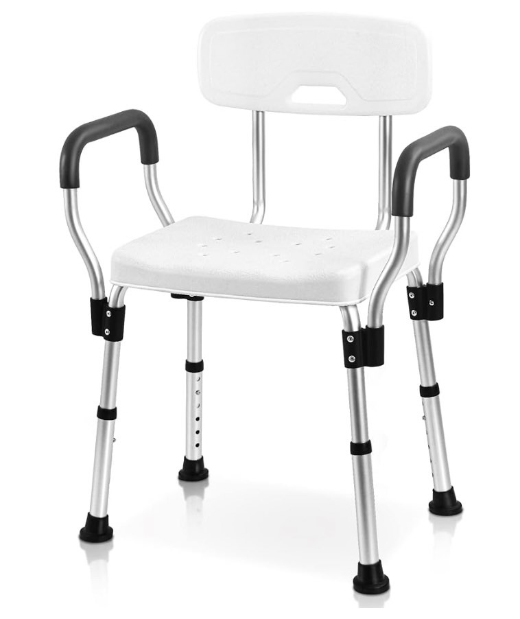 Sangohe Shower Chair with Handle, Shower Bench, Shower Stool with