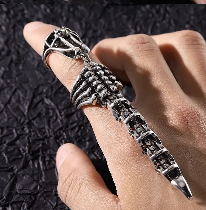 Scorpion tail ring with movable mechanical tail, adjustable bending and  telescopic men's trendy index finger ring for women, Men's Fashion, Watches  & Accessories, Jewelry on Carousell