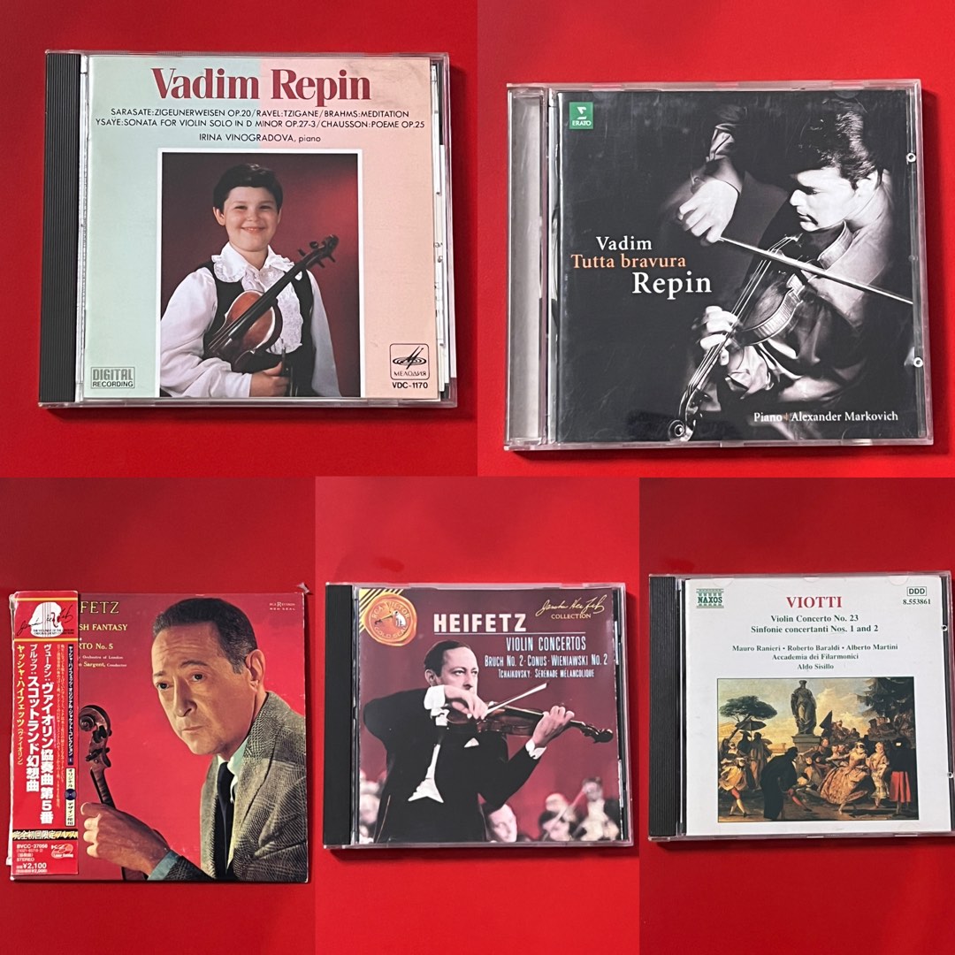 Vadim Repin; Jascha Heifetz; Viotti, 興趣及遊戲, 音樂、樂器& 配件