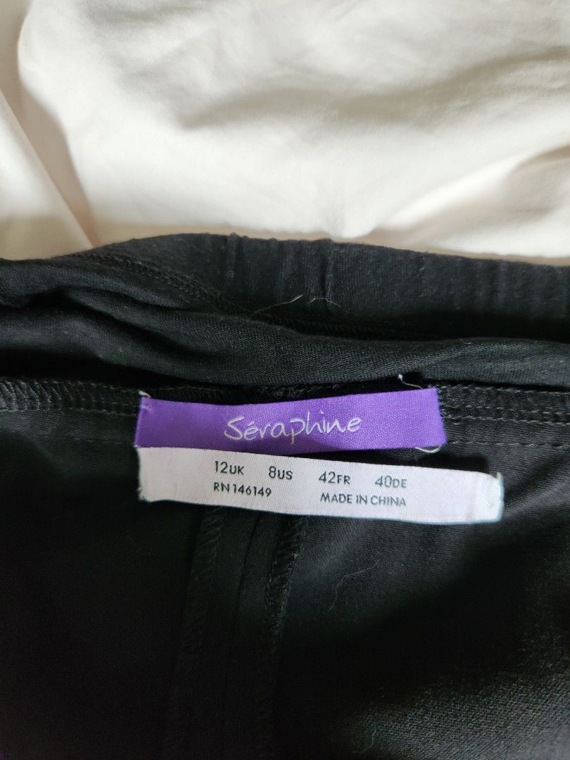 Seraphine maternity work black pants, Women's Fashion, Maternity wear