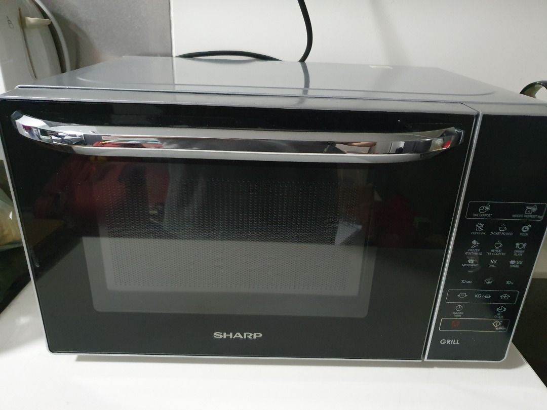 SHARP 20L Microwave with Grill R-62E0(S), TV & Home Appliances, Kitchen ...