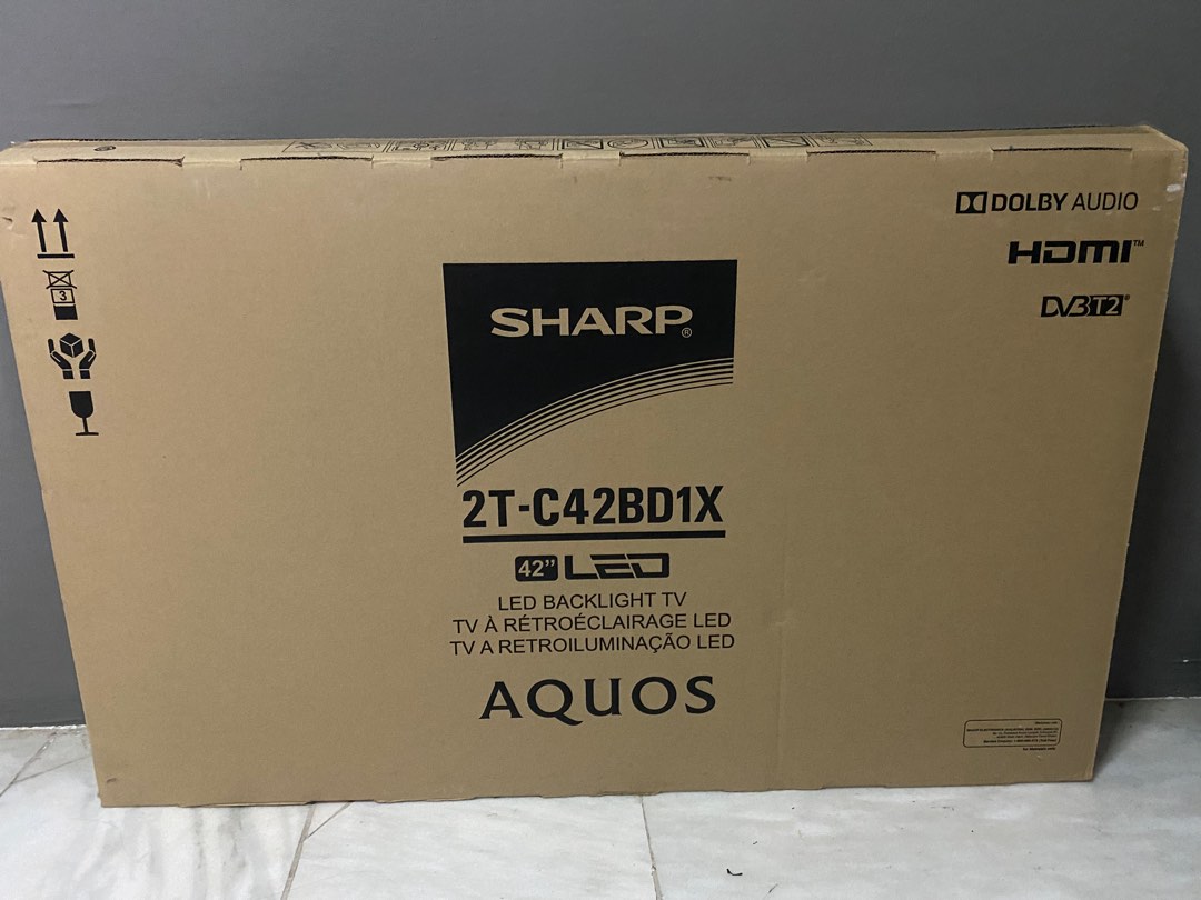 SHARP TV 42" inch LED, TV & Home Appliances, TV & Entertainment, TV on