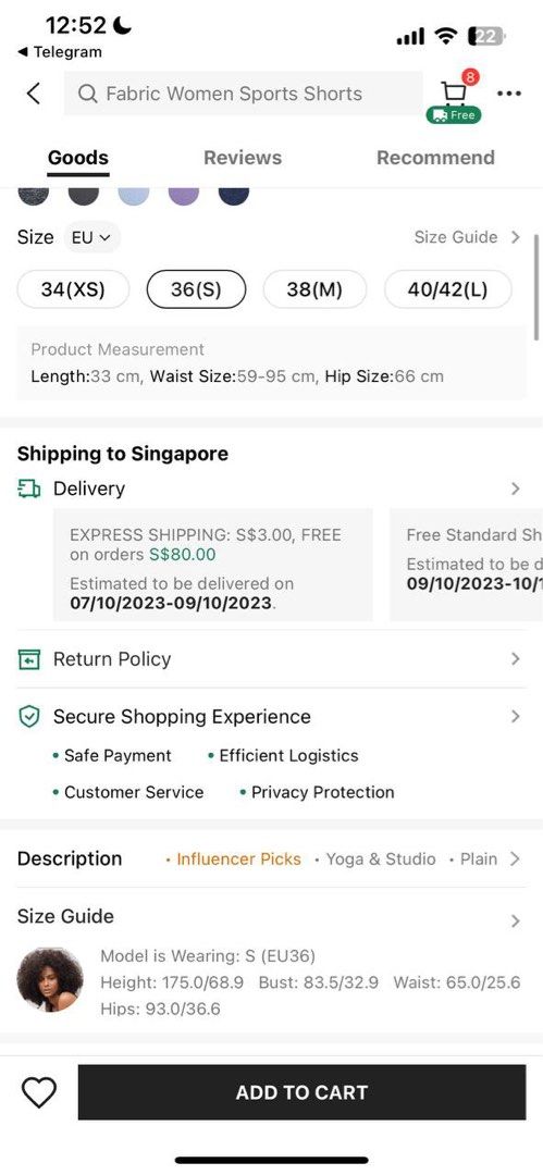 Shein store shorts review
