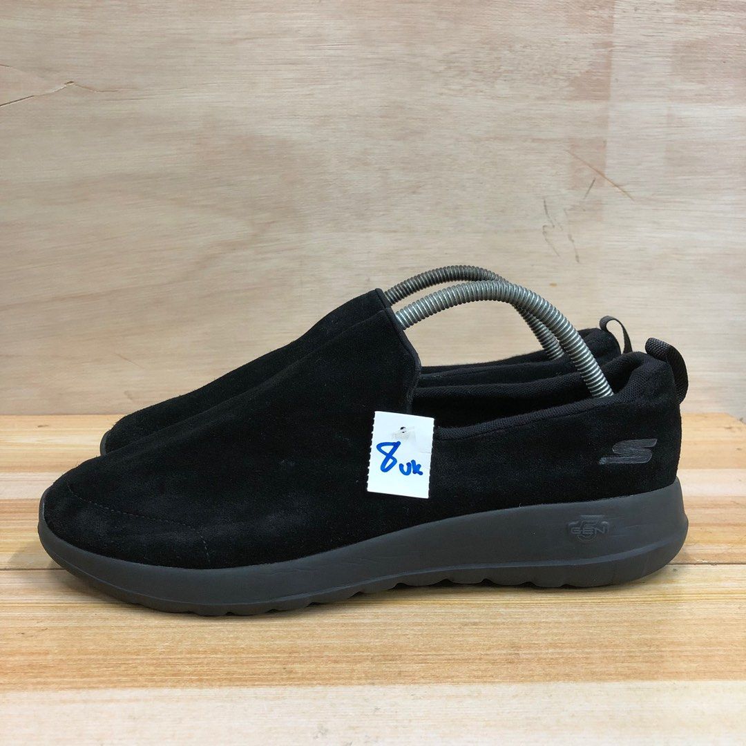 Skechers suede go walk shoes new arrivals
