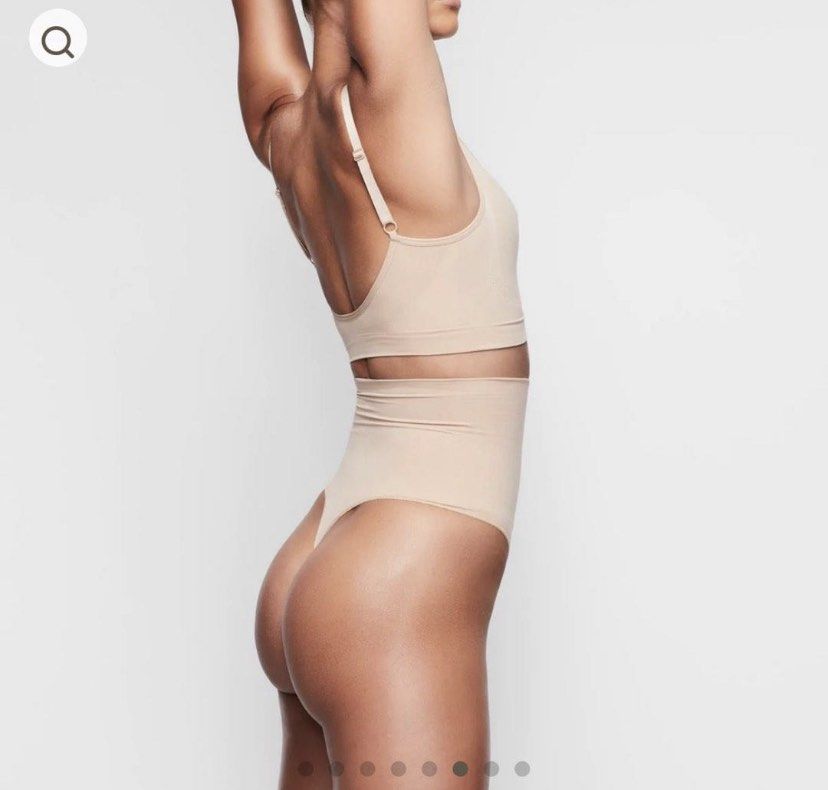 SKIMS Core Control Thong Clay S/M, Women's Fashion, New Undergarments &  Loungewear on Carousell