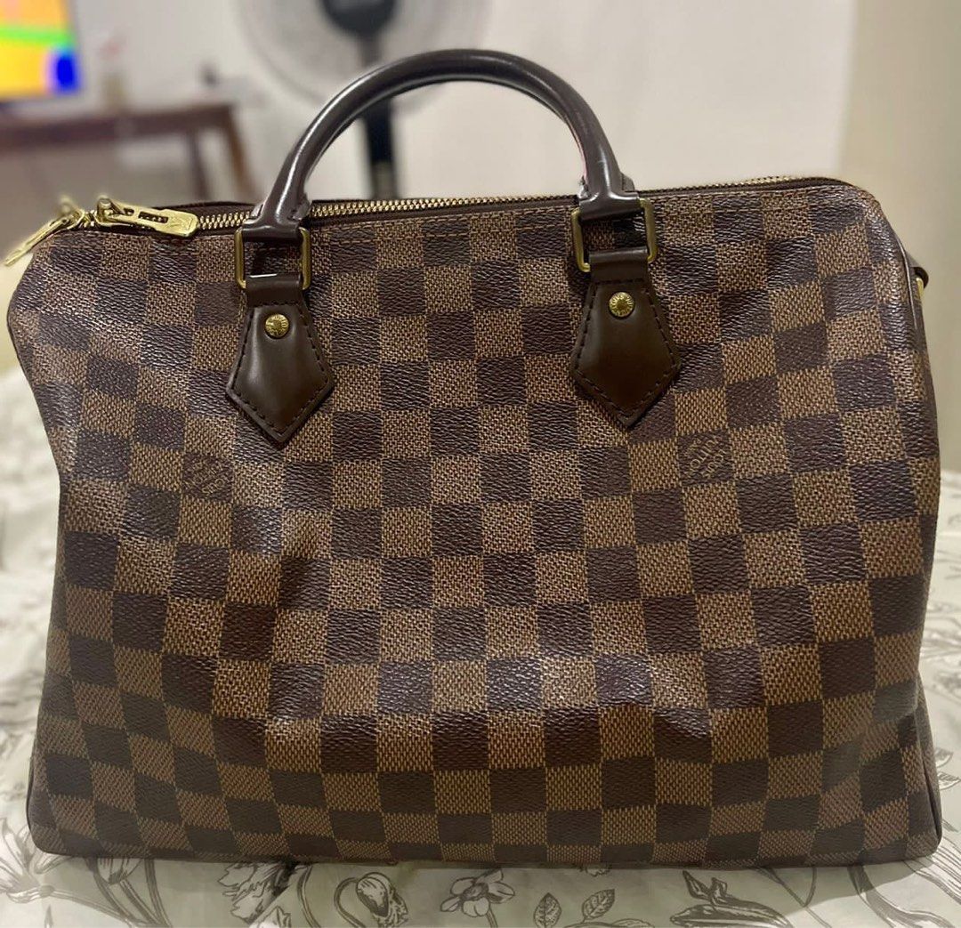 URGENT SALE!!! Authentic LV Speedy 30 Damier Azur, Luxury, Bags & Wallets  on Carousell