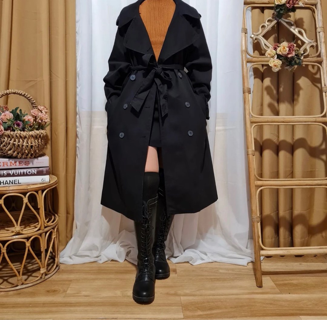 Spring Trench Coat, Women's Fashion, Coats, Jackets and Outerwear on ...