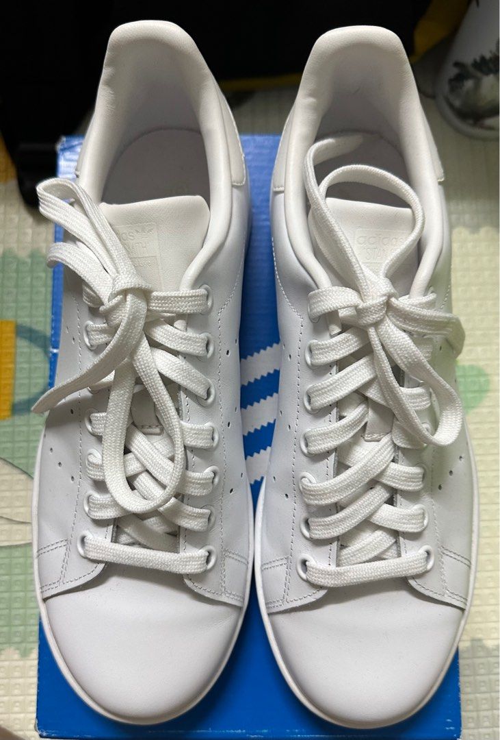 Stan Smith All White Men s Fashion Footwear Sneakers on Carousell