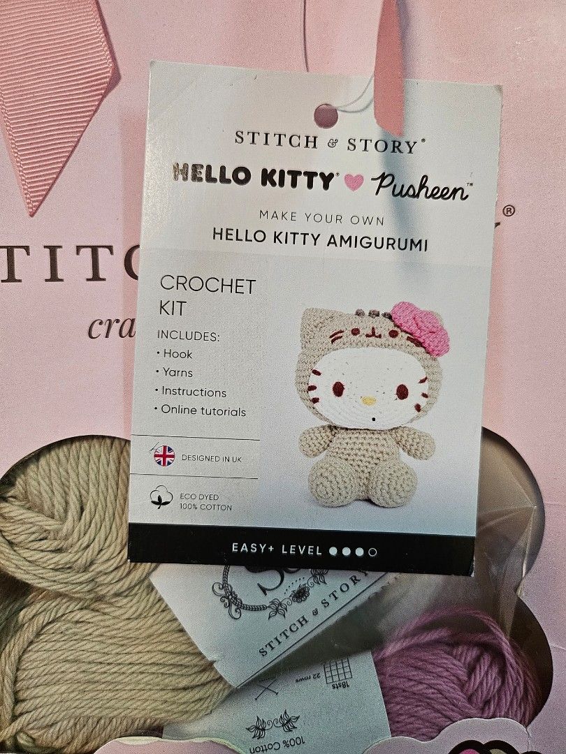 FO: Hello Kitty Scarf  Stitch, Brinn, Stitch!