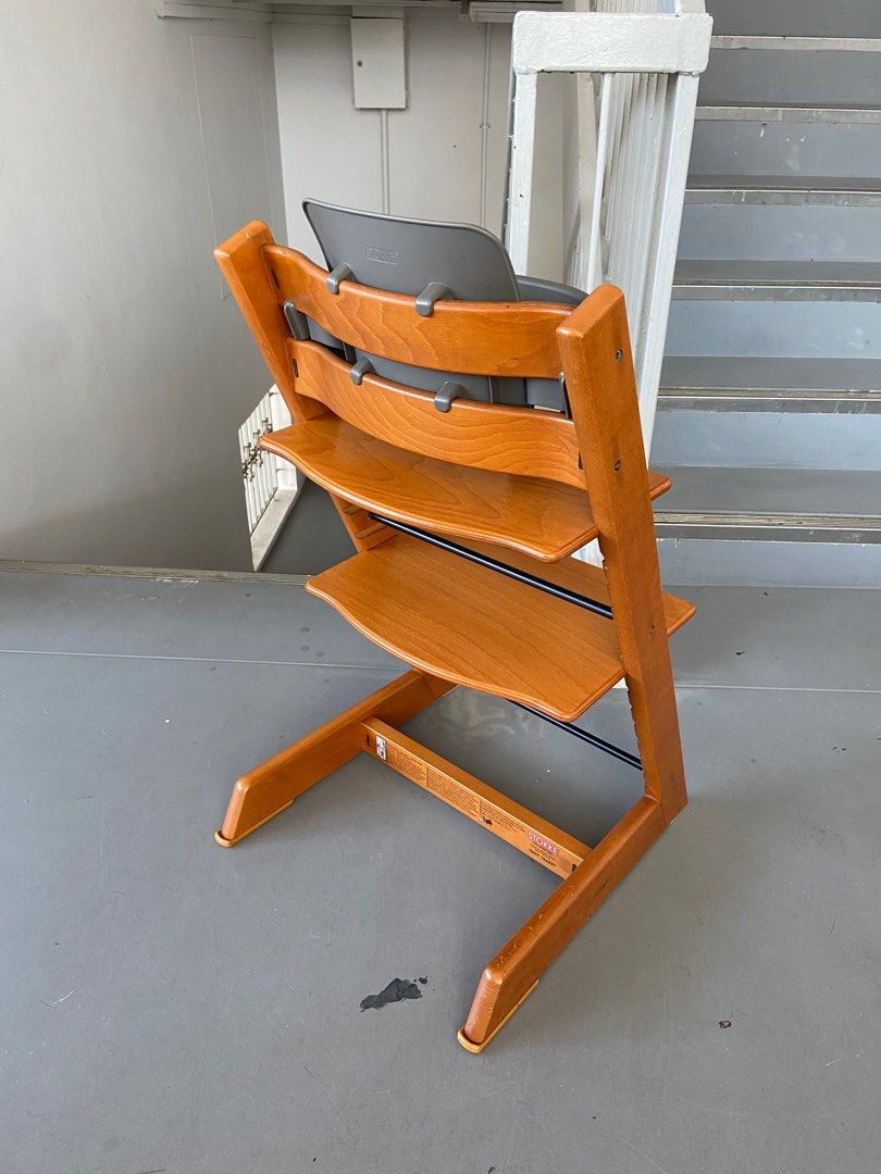 Stokke Tripp Trapp High Chair with baby set and gliders, Babies & Kids
