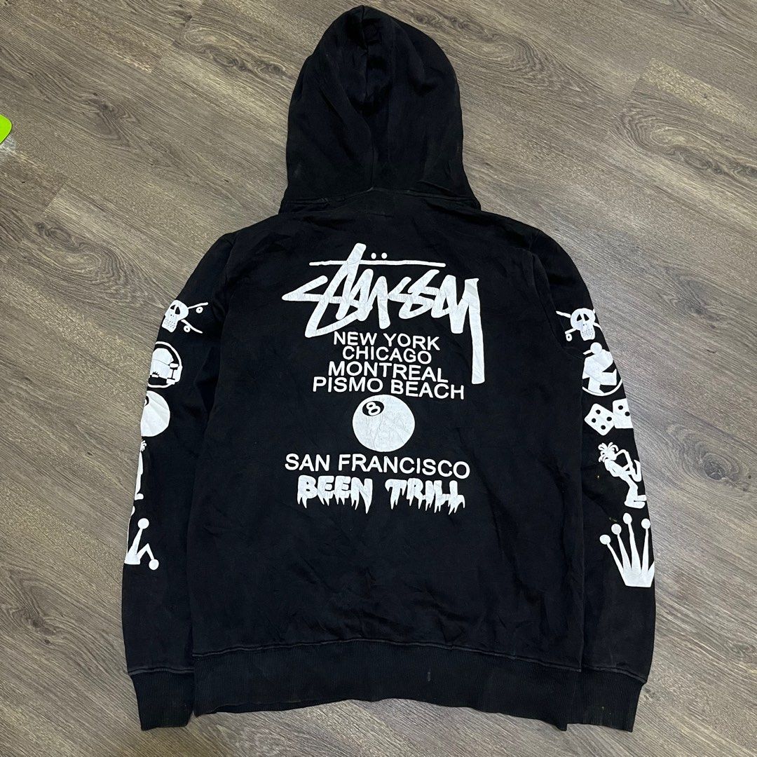 Stussy x Been Tril Hoodie Logo bape champions ellese the hundreds puma sacai nike covernat carharrt
