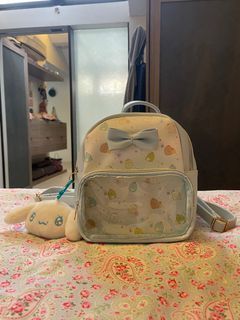 Sumikko Gurashi backpack & cinnamoroll pouch keychain
