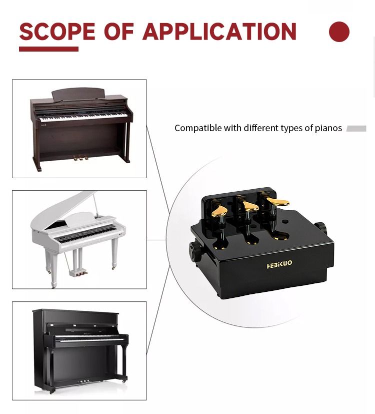 Yamaha piano top pedal extender