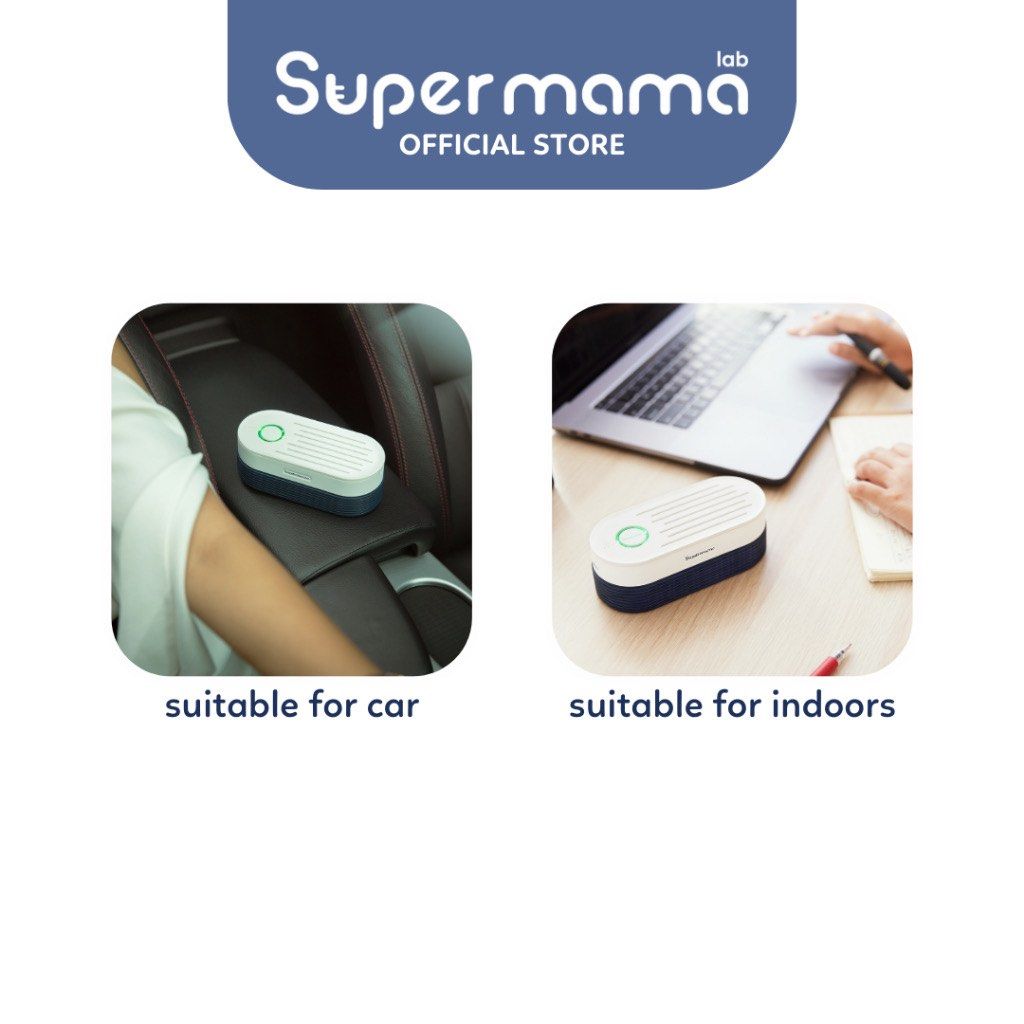Supermama Lab AirPury Wireless & Portable Air Purifier Rechargeable, TV