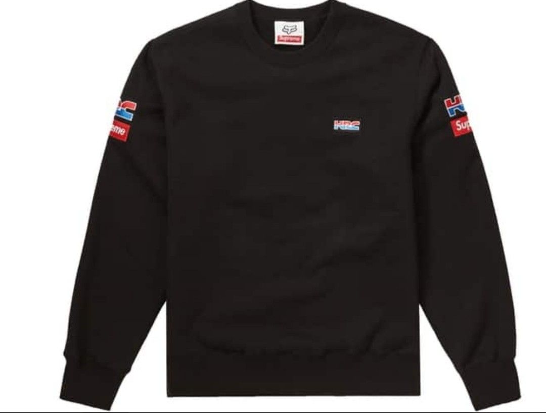 Supreme Honda Racing Crewneck Black Sサイズ