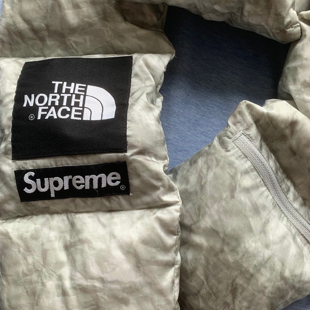 Supreme the north face down scarf 羽絨頸巾, 名牌, 服裝