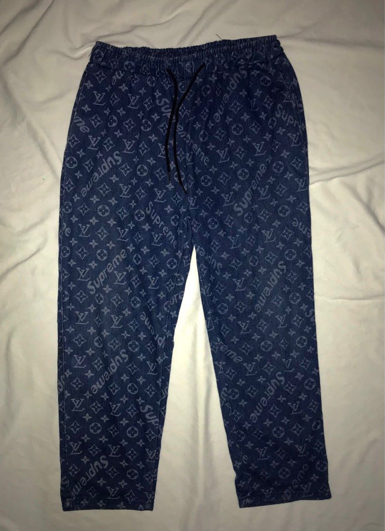 LV x Supreme Pants, Women's Fashion, Bottoms, Jeans on Carousell