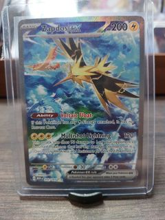 Zapdos EX - Pokemon 151 SV, Hobbies & Toys, Toys & Games on Carousell