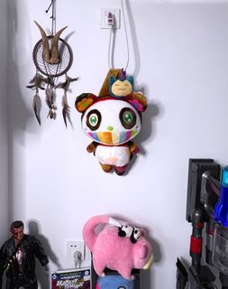 Takashi Murakami Rare Plush keychain Near mint - Depop