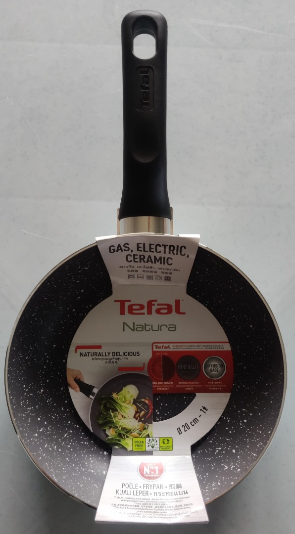 Tefal Natura Frypan 20cm (B22602), Furniture & Home Living, Kitchenware