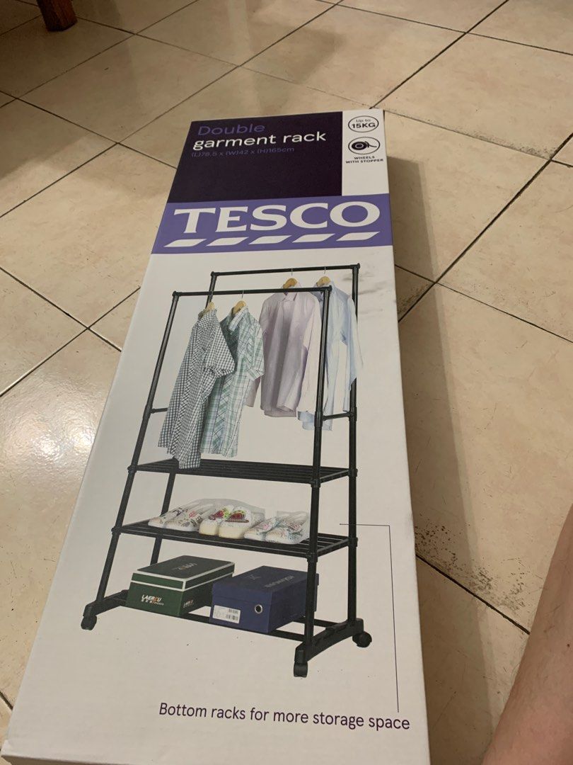 nego Tesco Double Garment Rack