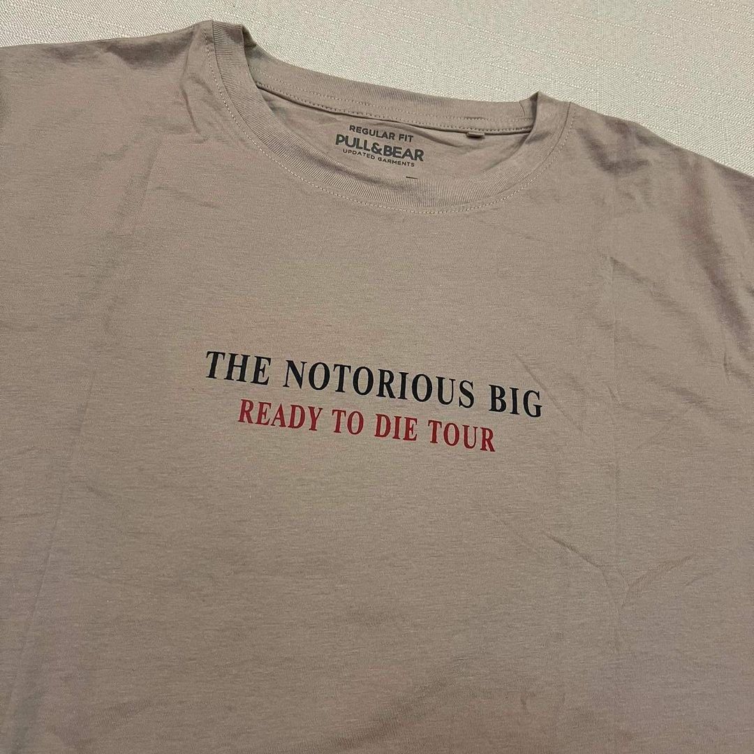 The Notorious BIG Tshirt Oversize, Fesyen Pria, Pakaian , Atasan di