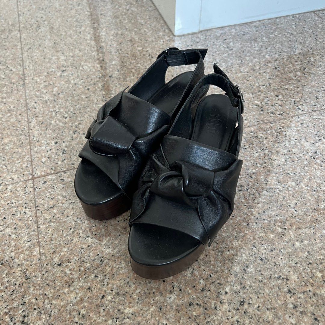 Tibi wedge sling back sandals Women s Fashion Footwear Wedges